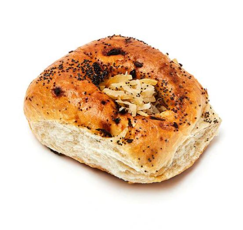 Onion Poppy Seed  Platzel